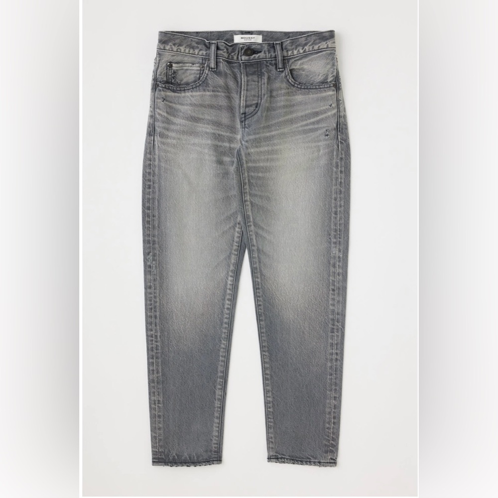 Moussy Brookdale Tapered, light black, size 30